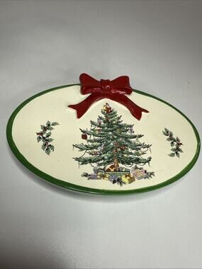 Spode - Soap Dish, Guest Bathroom Essentials, Holiday Bath Red